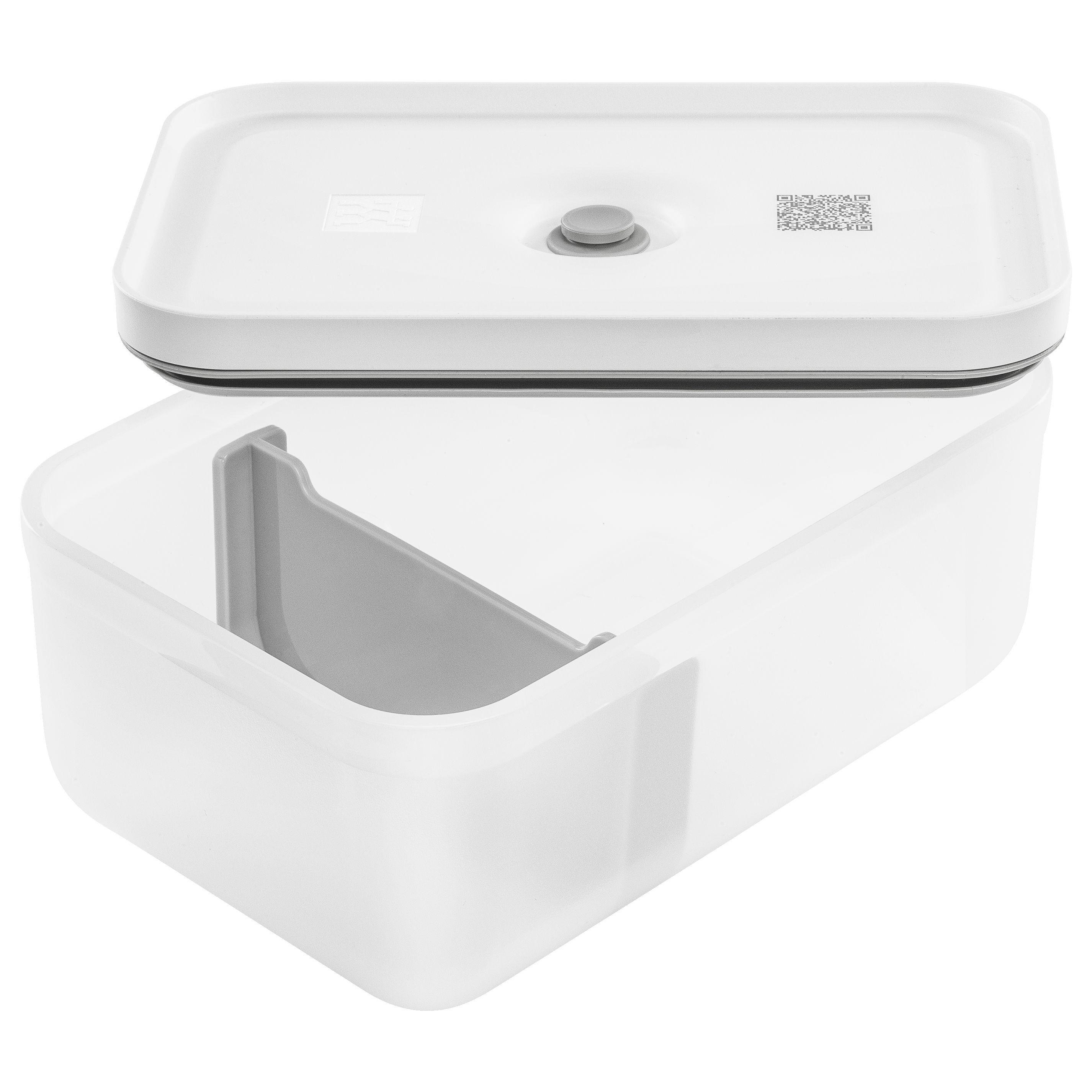 Vakuum Lunchbox L, Kunststoff, Semitransparent-Grau