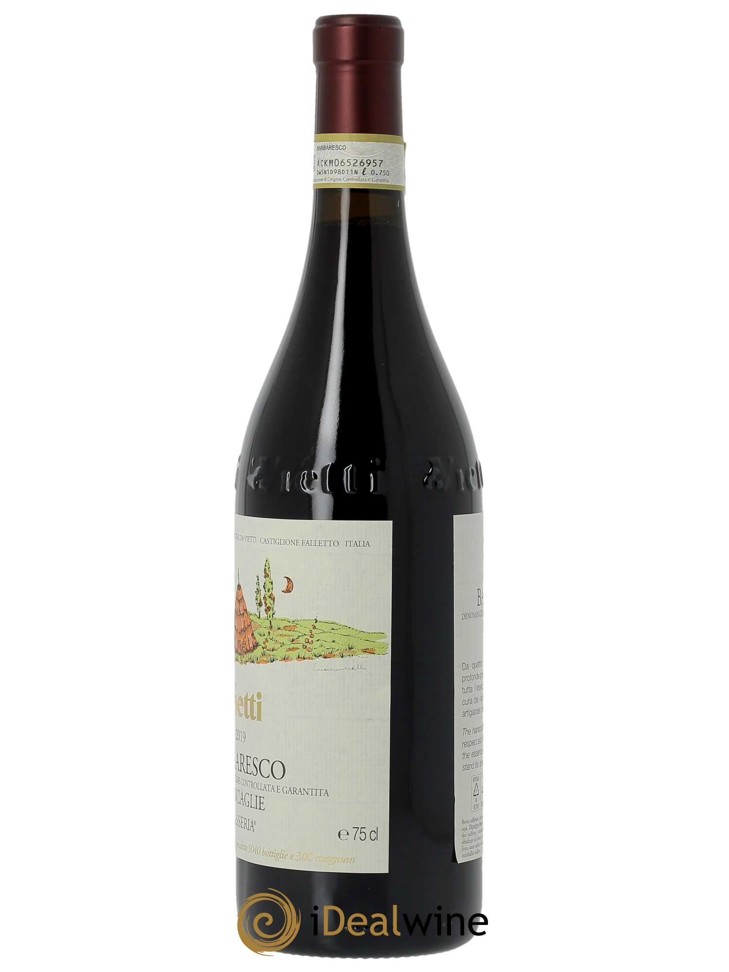 Barbaresco DOCG Masseria Vietti  2019 - Lot de 1 Bouteille