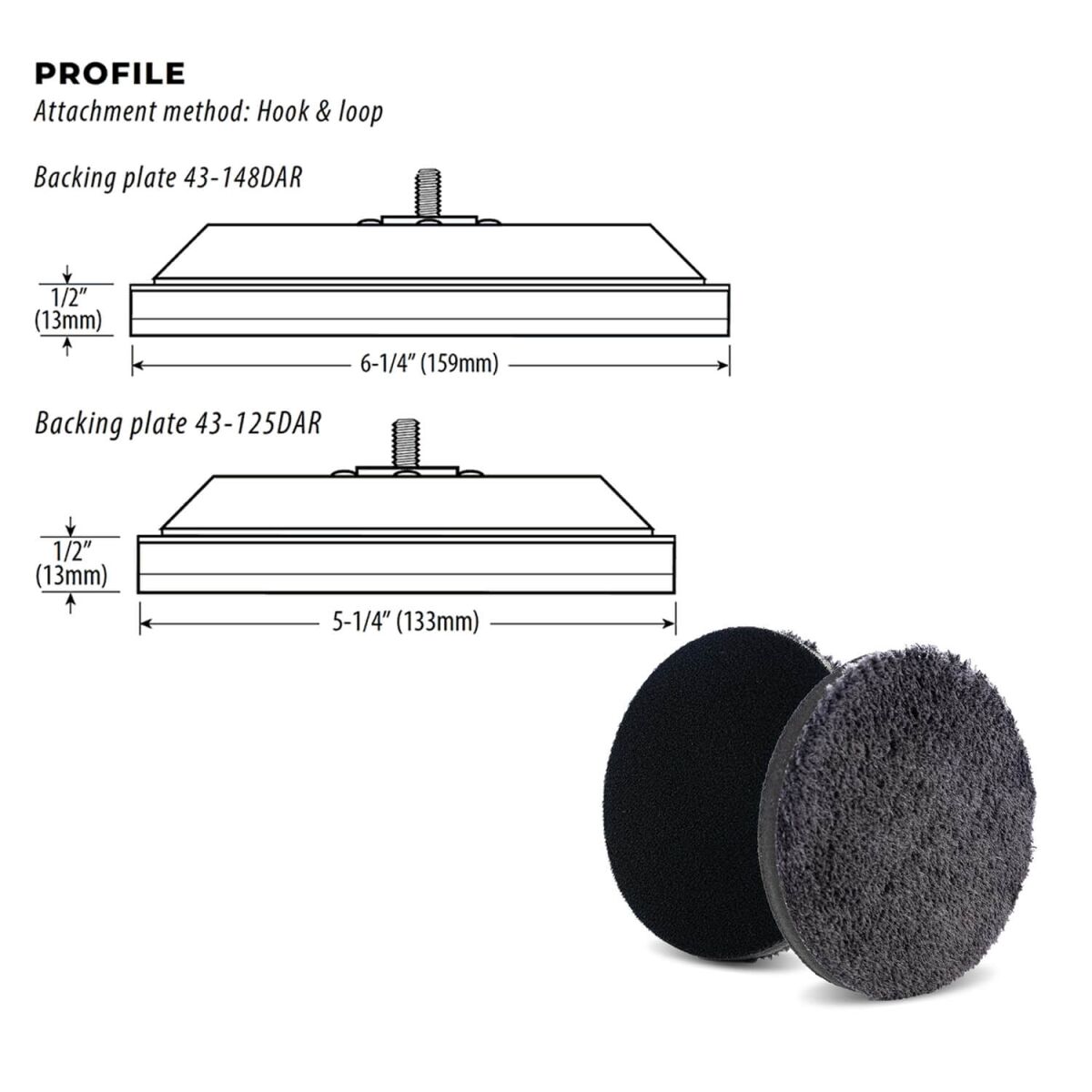 Lake Country Mikrofaser Cutting Pad blau 50mm