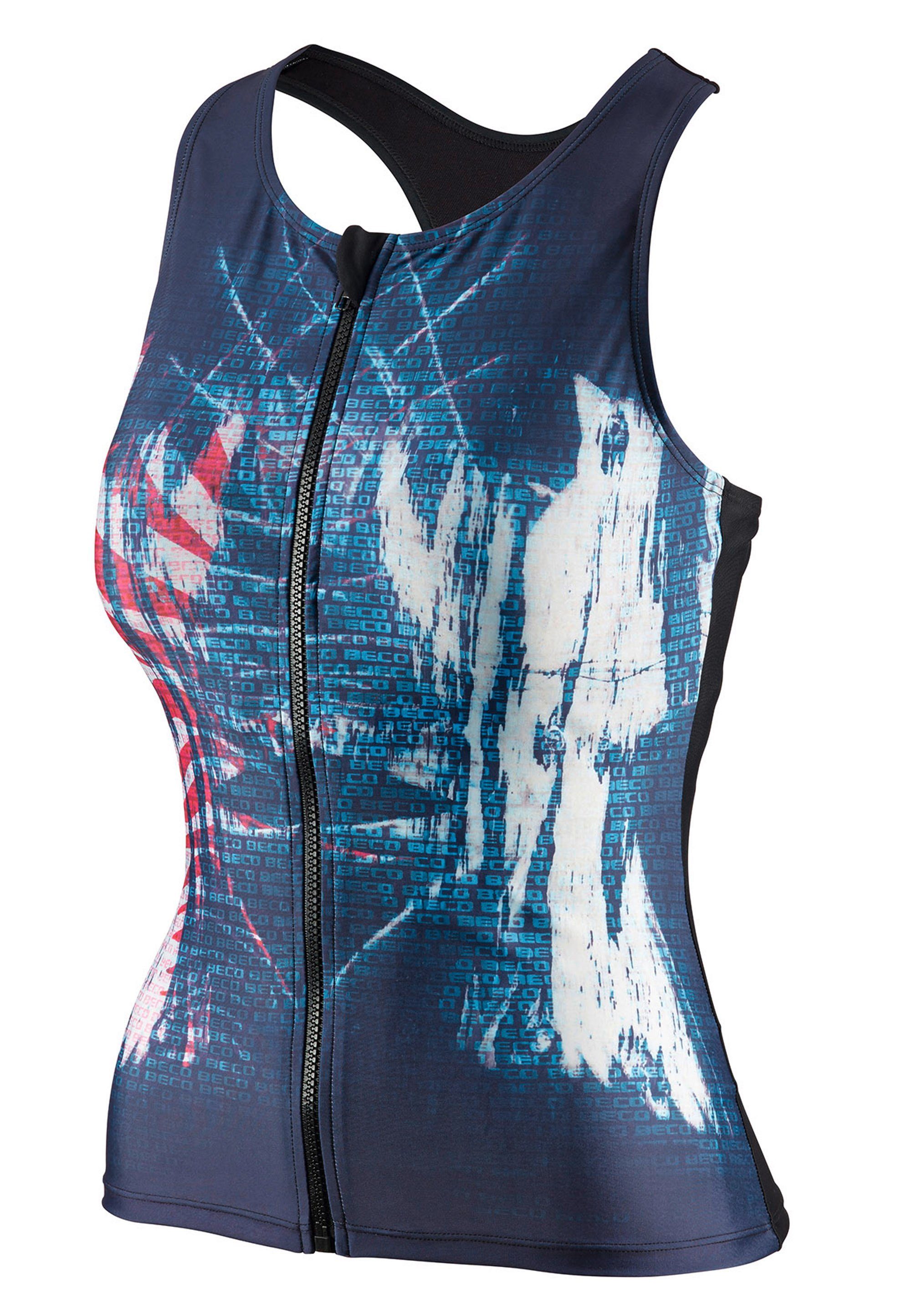 Beco Beermann Tankini Beactive Racerback Swimtop (1-St) mit praktischem Reißverschluss