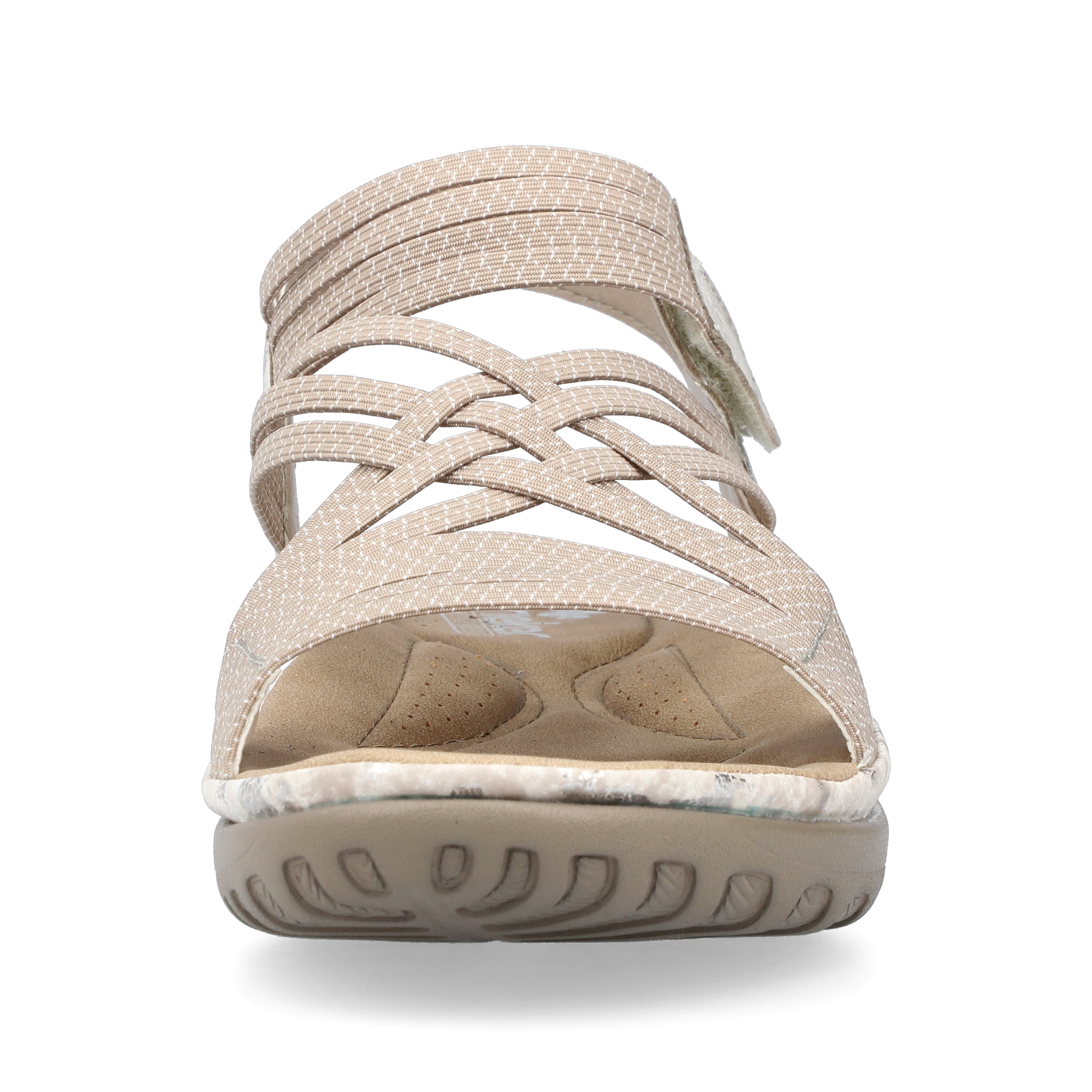 Rieker Damen Riemchensandalen cremebeige
