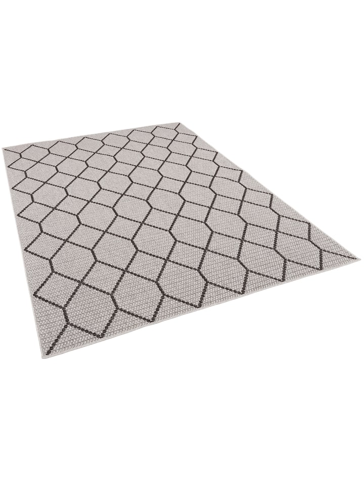 Pergamon In & Outdoor Teppich Marbella Modern in Grijs günstig kaufen