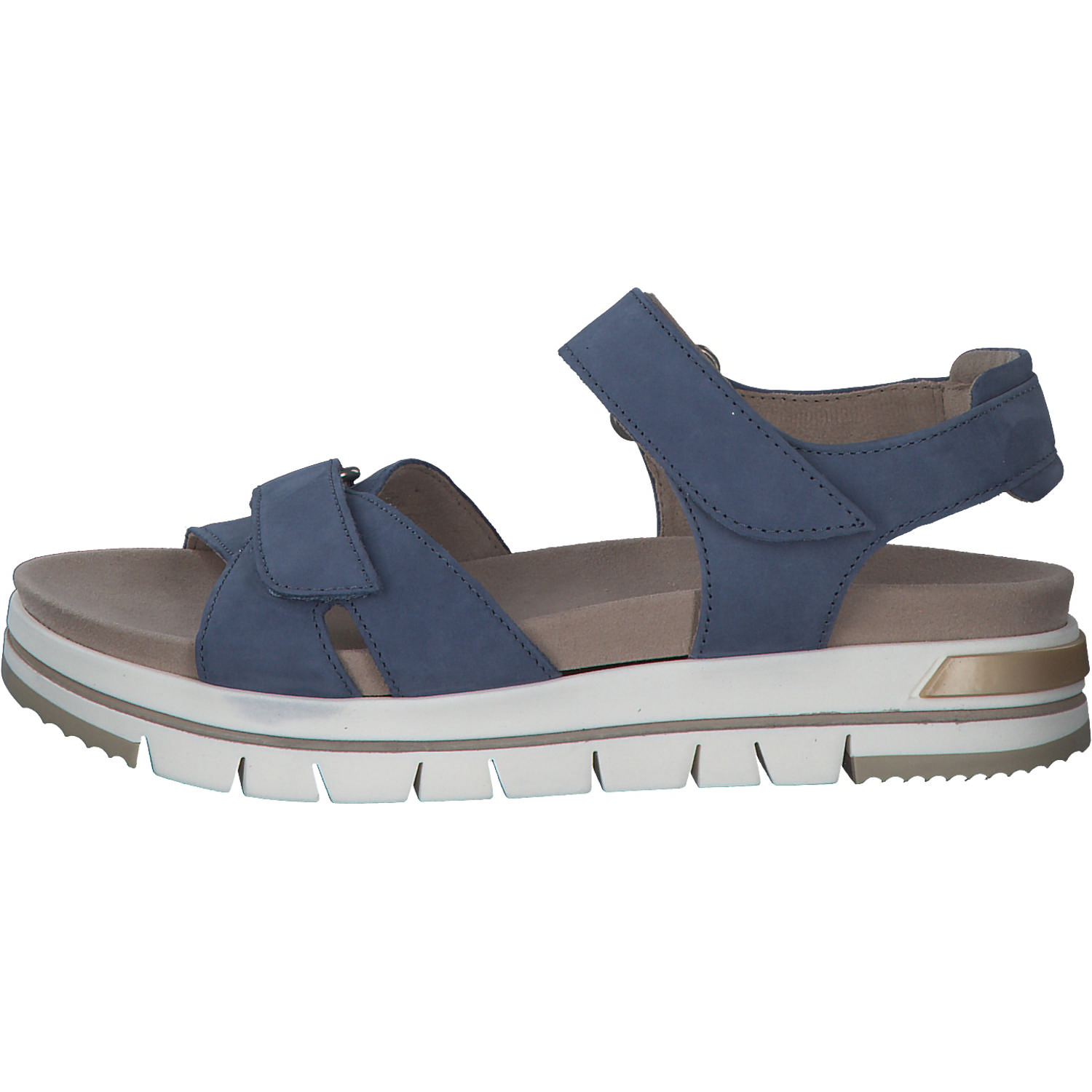 Gabor 86.734, Klassische Sandalen, Damen, Blau