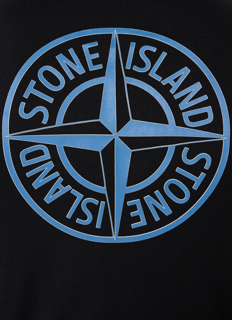 Tricou Stone Island 2NS81 Compass cu logo și imprimeu pe spate.