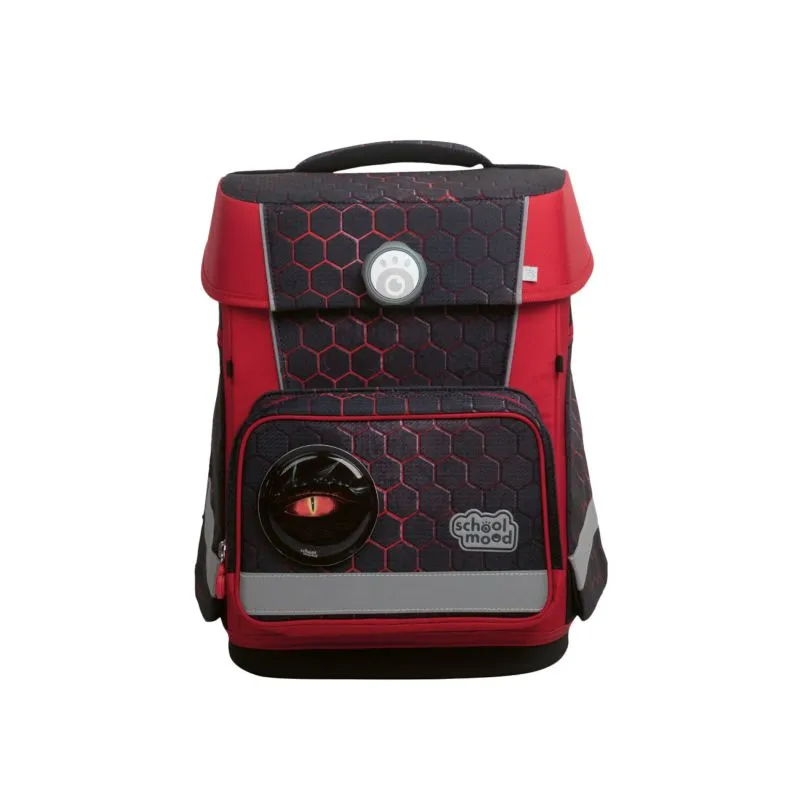 School Mood Champion Maxx 7-teiliges Schulranzen-Set - Mika (Drache)