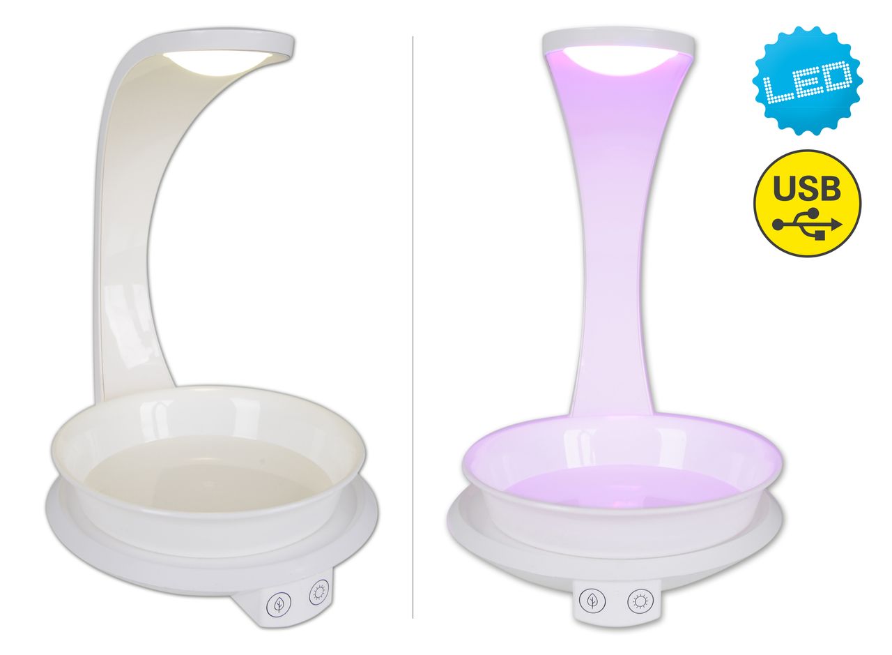 Näve Leuchten LED Pflanzen-Tischleuchte h:24cm