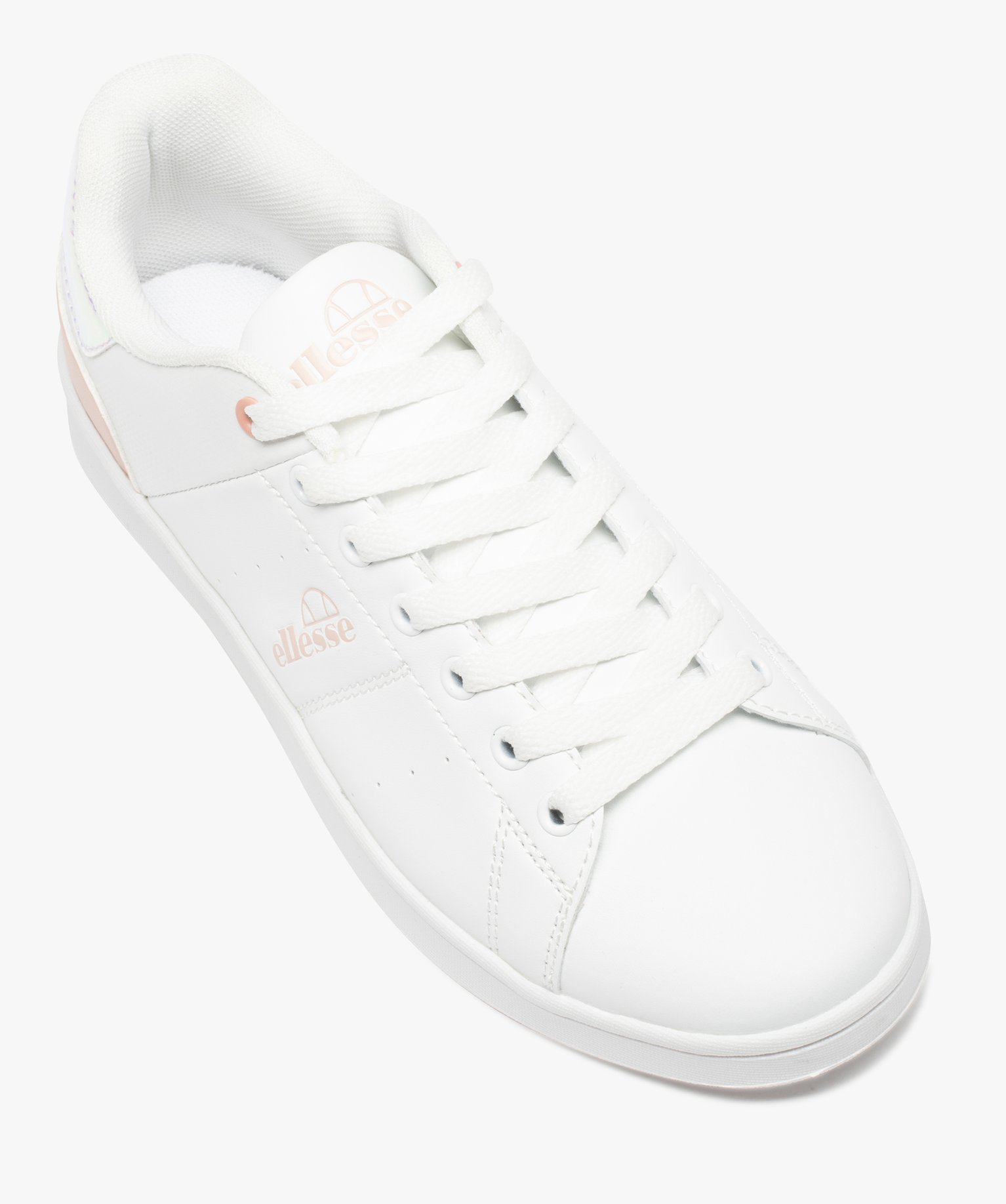 Baskets femme bicolores à lacets – Ellesse Eridan blanc | GEMO