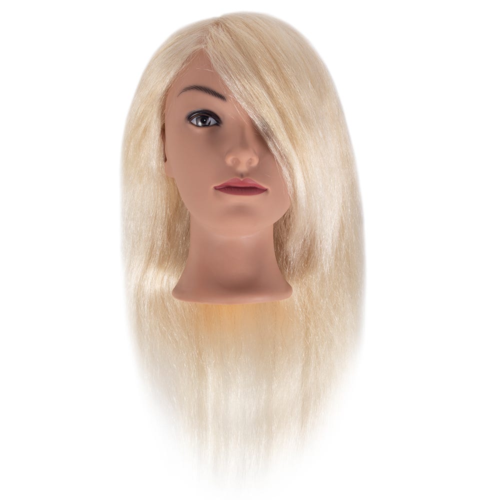 Efalock Übungskopf Sophia Naturhaar lichtblond 40-45cm