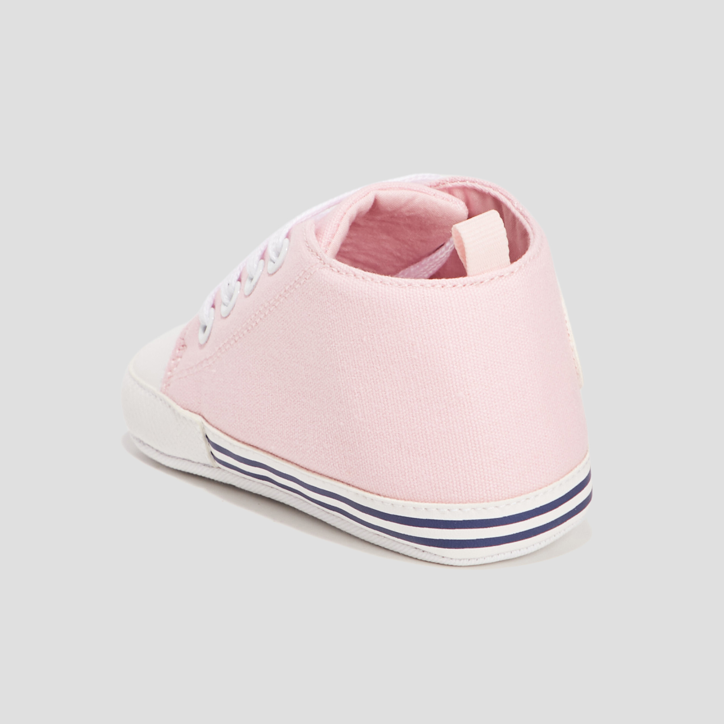Tennis à lacets Creeks rose bébé fille | La Halle