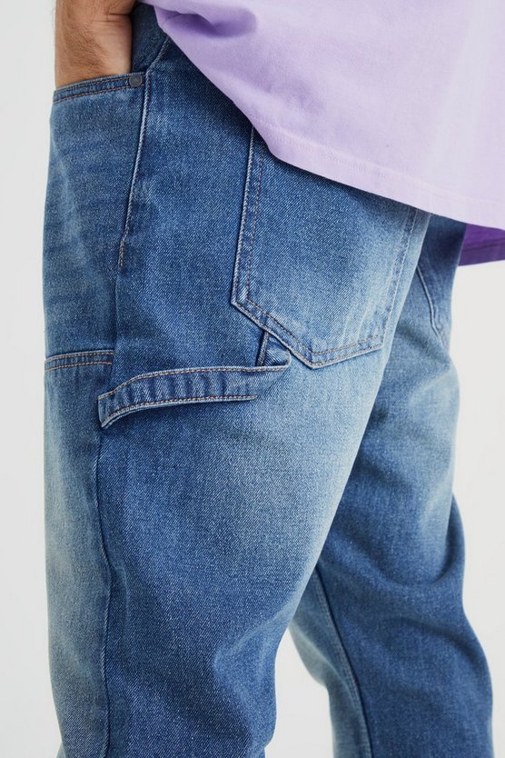 Slim-Fit Schlagjeans