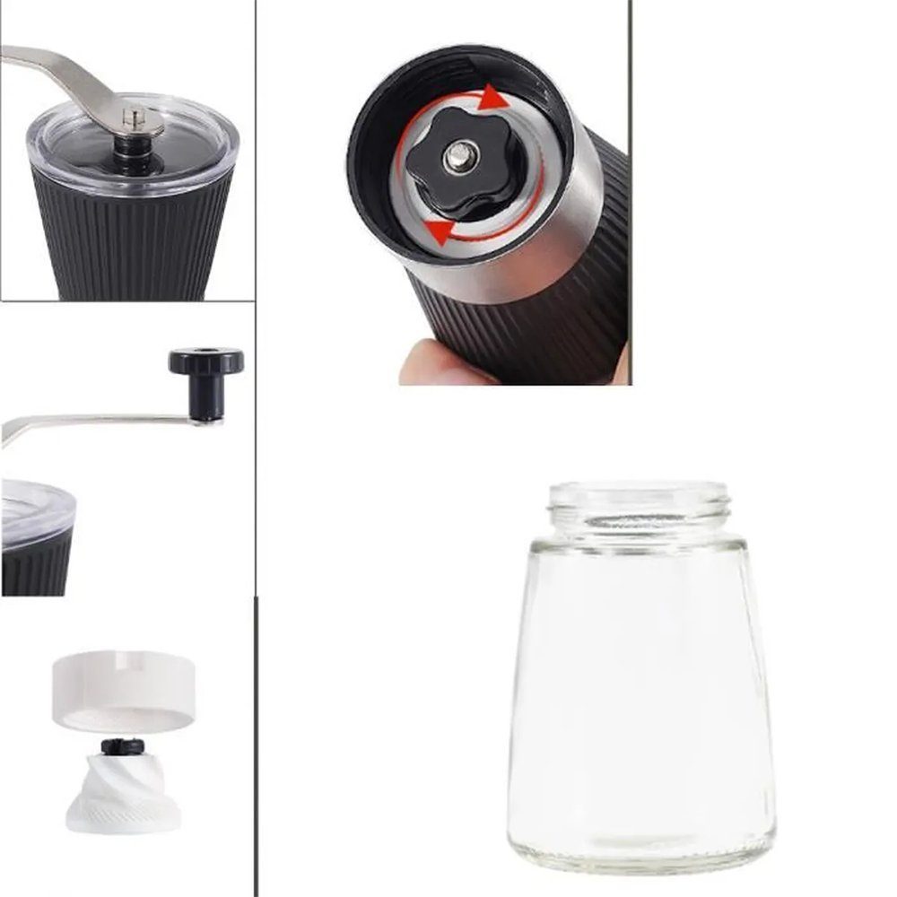 Zimtky Kaffeemühle Handkaffeemühle tragbare Mühle Edelstahl Haushalt Multifunktion