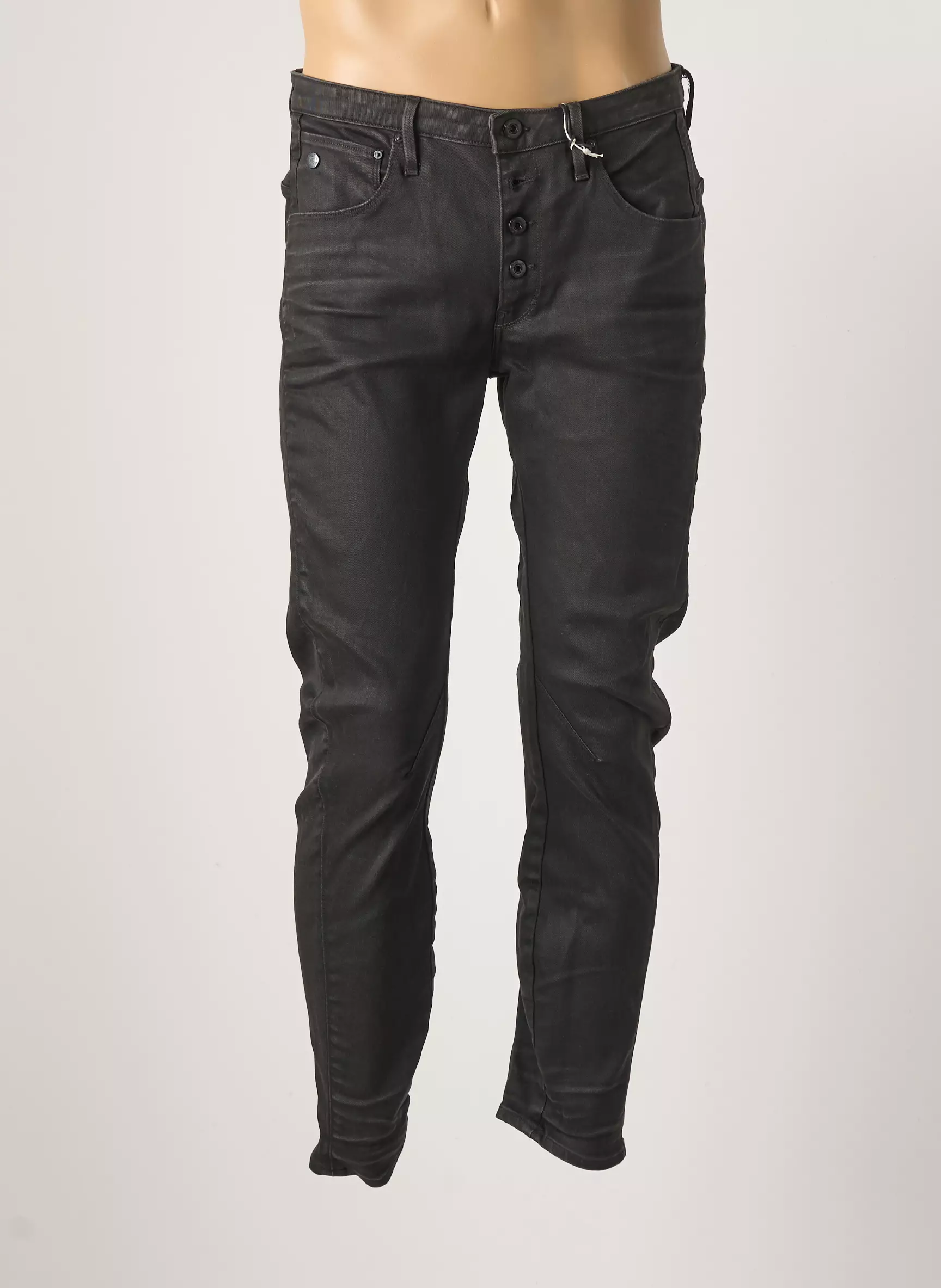 Raw 7 Pantalons Slim Homme couleur noir
