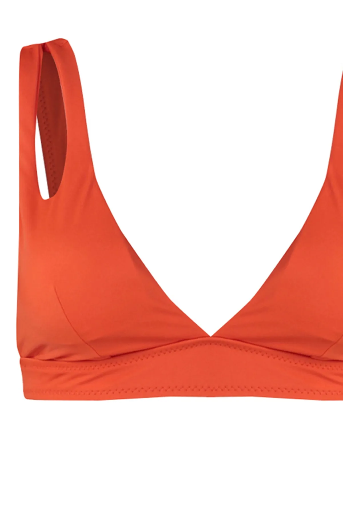Trendyol Collection  Triangel-Bikinioberteil mit Ausschnitt/Fenster und Granatapfelblüten TBESS20BU0202