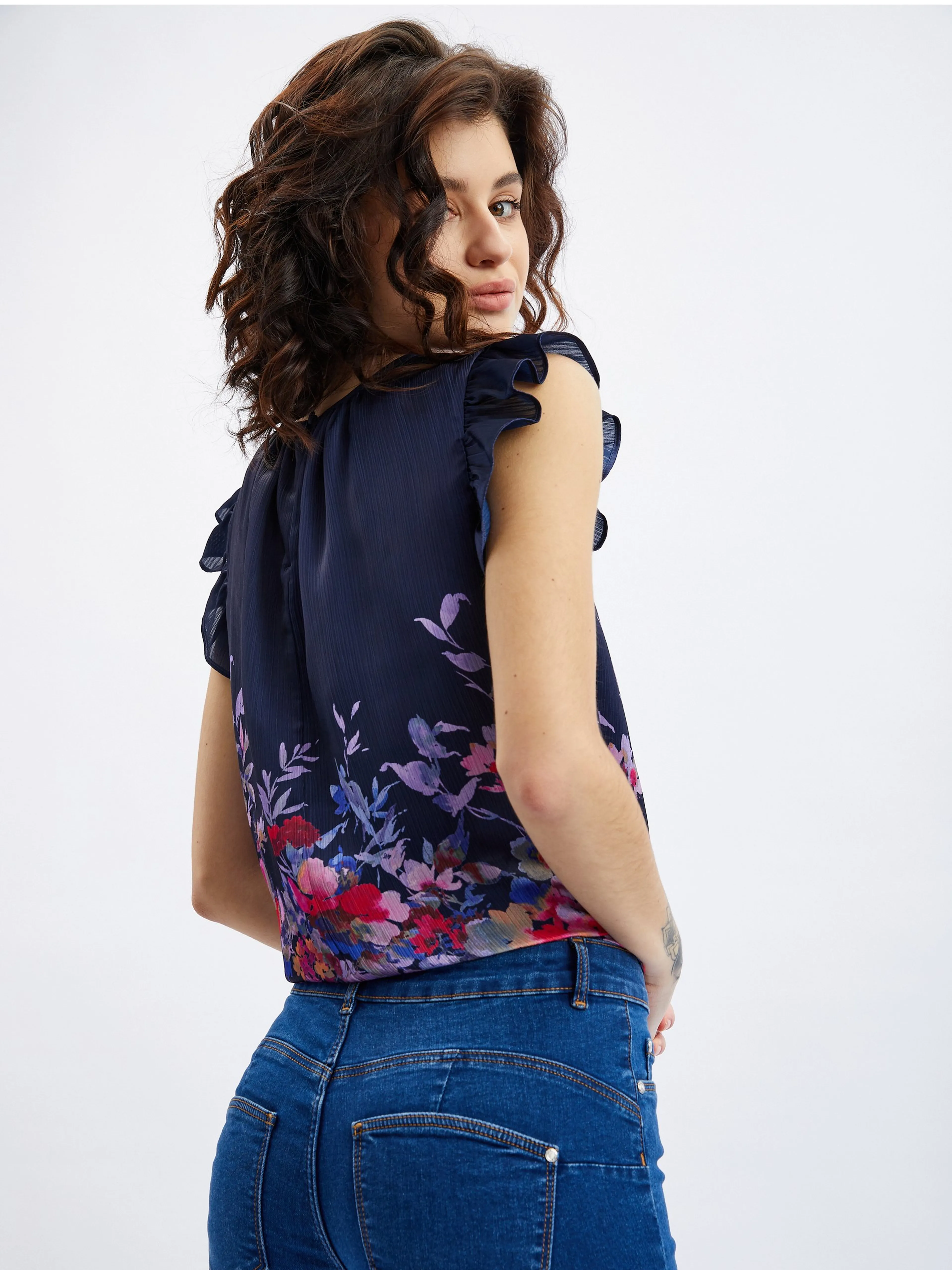 Blaue Damen-Skinny-Jeans ORSAY
