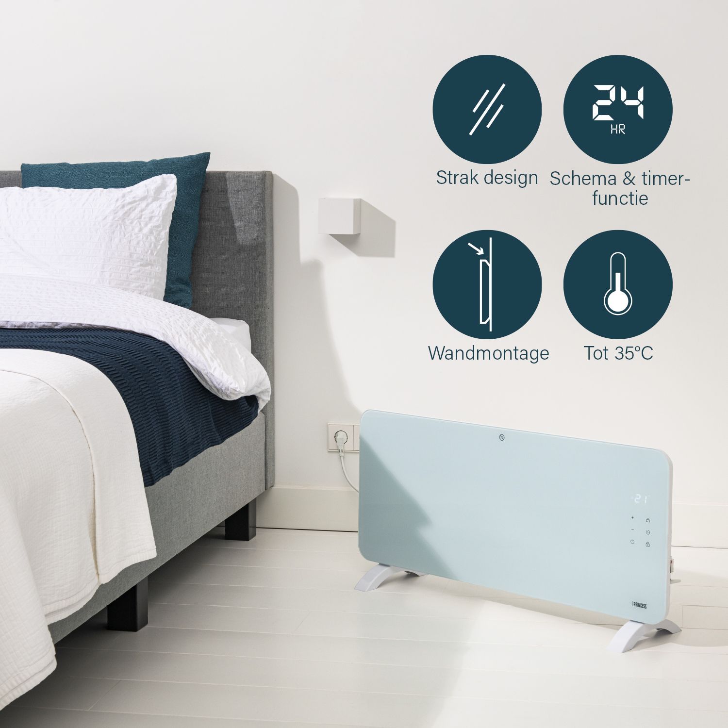 Princess 2000 Watt Elektro Heizpaneel