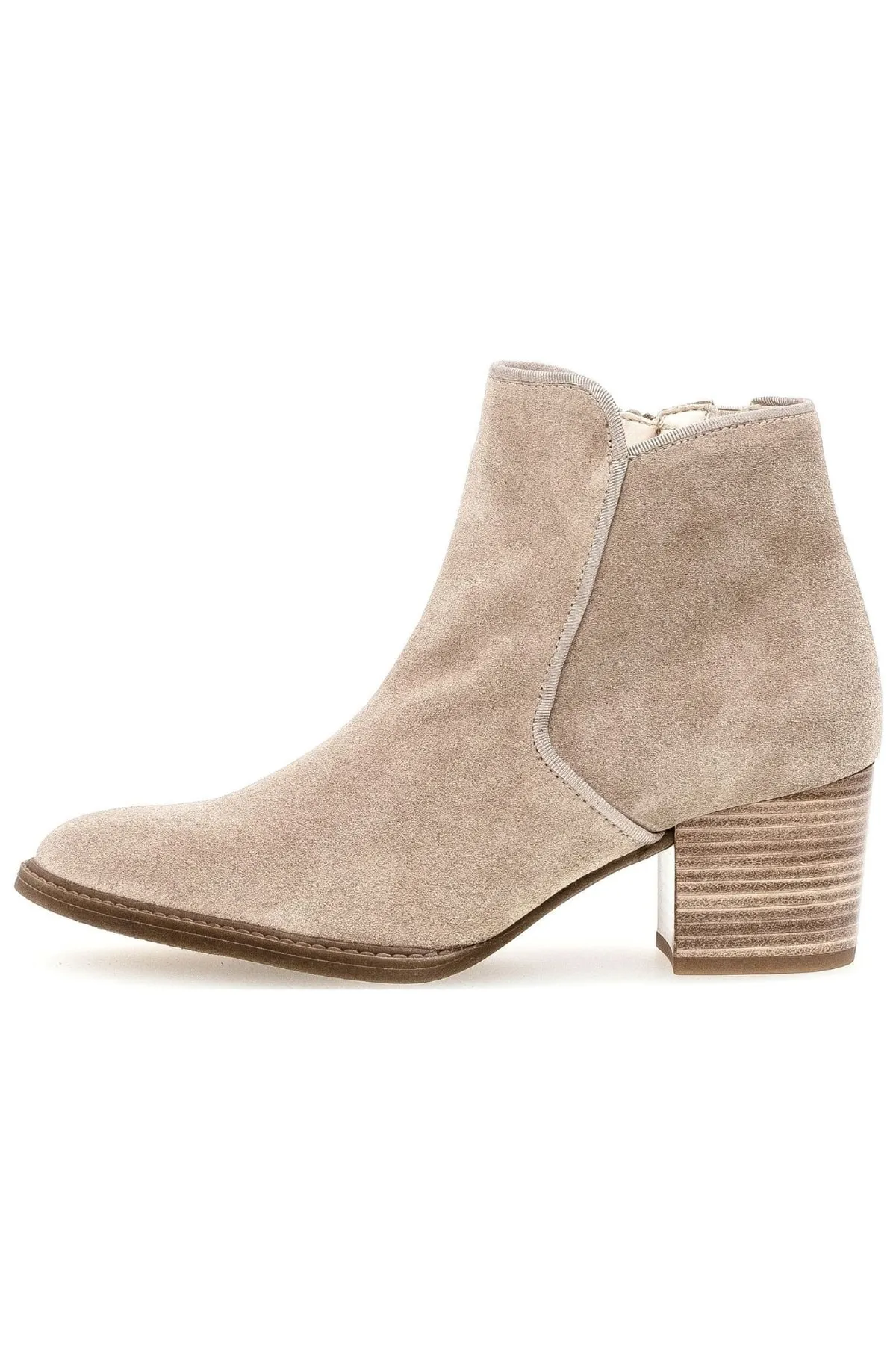GABOR  Stiefelette - Beige - Blockabsatz