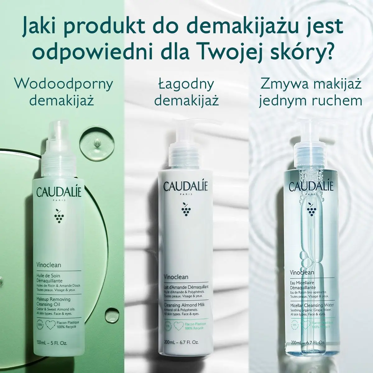 Caudalie Vinoclean Λάδι Ντεμακιγιάζ, 150 ml