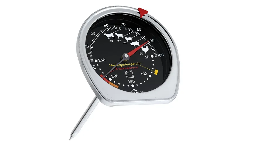 KÜCHENPROFI Braten-/ Ofenthermometer schwarz
