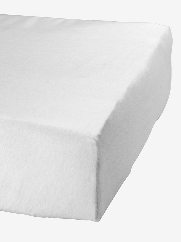 Drap-housse JETTE or Jersey JETTE 60x120x15 blanc