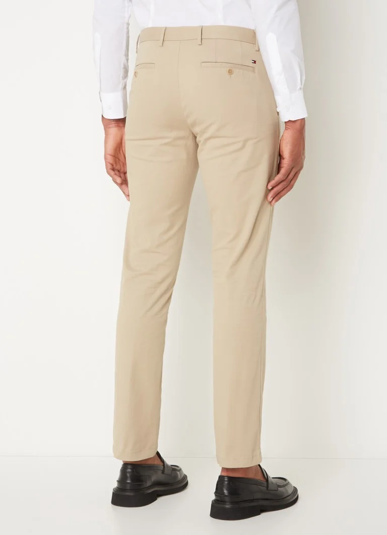 Pantaloni chino Tommy Hilfiger Denton cu croială dreaptă și buzunare laterale