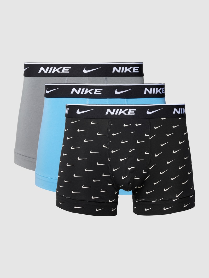 Trunks mit elastischem Logo-Bund in hellblau