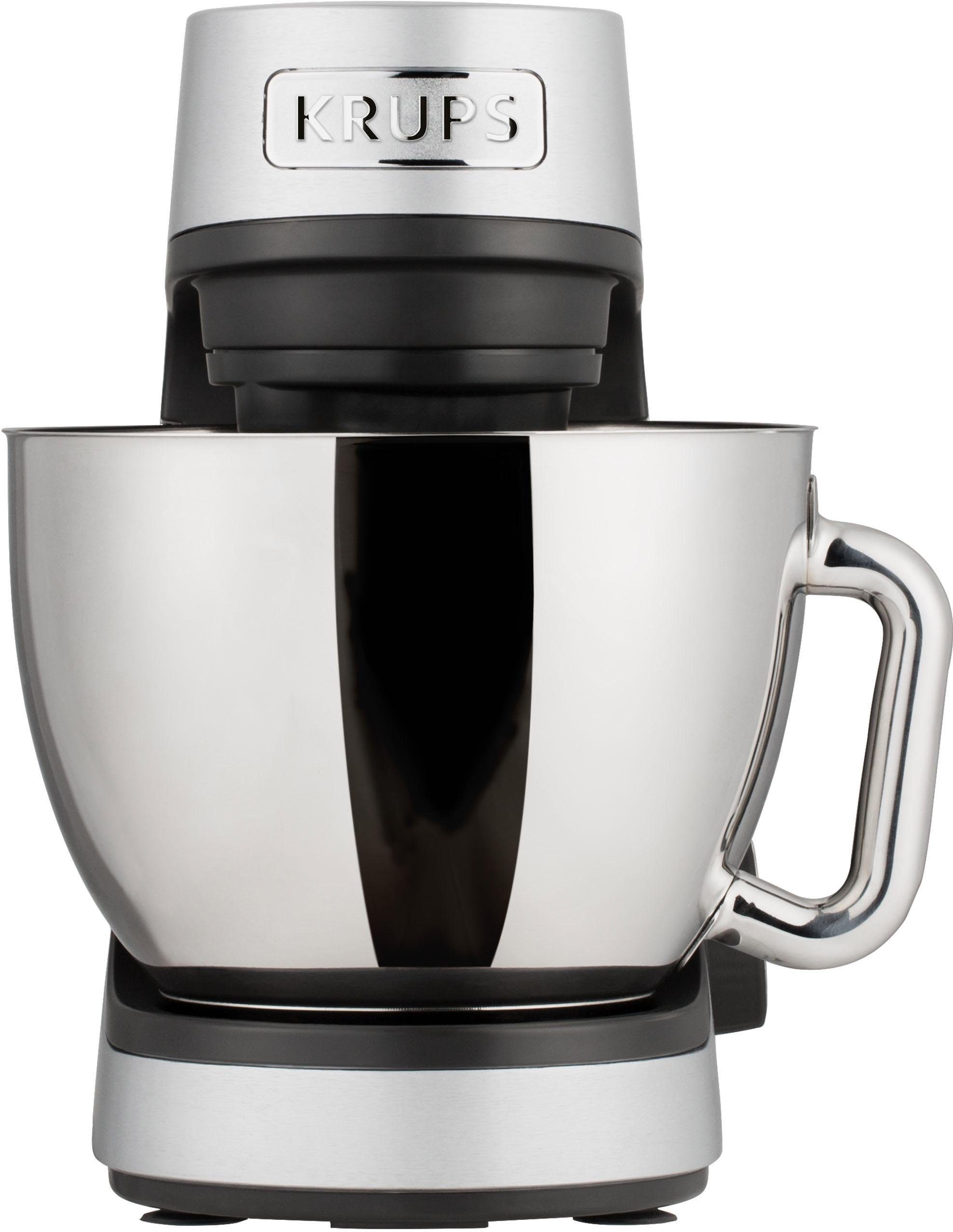 Krups Küchenmaschine KA631D Master Perfect Gourmet, 1100 W, 4,6 l Schüssel, mit umfangreichen Zubehörpaket, 8 Geschwindigkeiten+Pulse