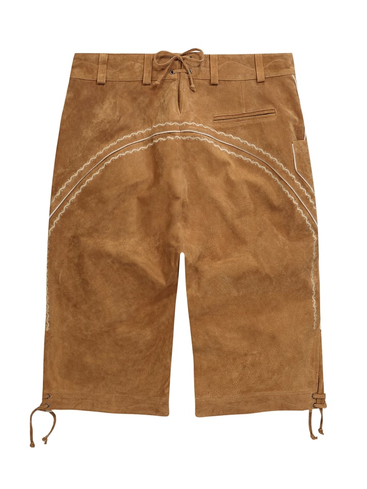 Men Plus Lederhose in zimt günstig kaufen
