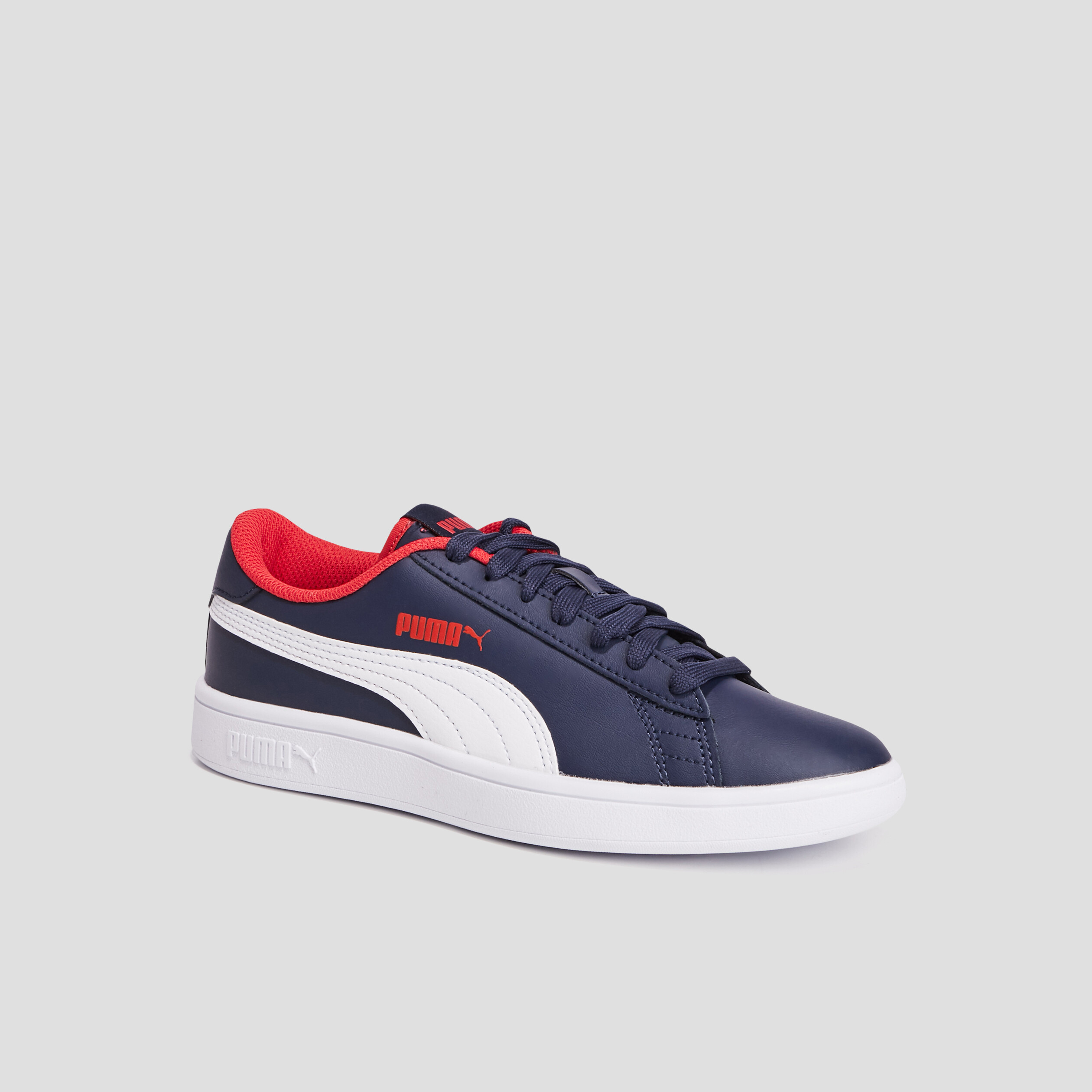 Tennis à lacets Puma Courtflex bleu marine garçon | La Halle