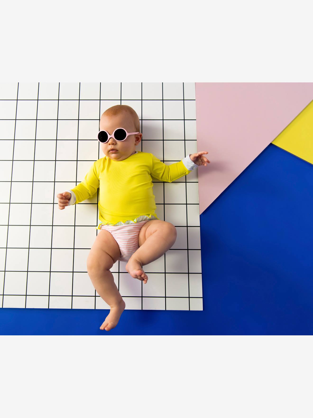 Ki-et-la Baby Sonnenbrille DIABOLA 2.0 KI ET LA, 0-1 Jahre - rosa