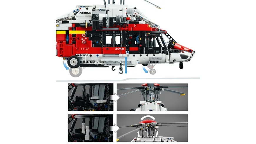 LEGO Technic 42145 Airbus H175 Rettungshubschrauber Modellbausatz