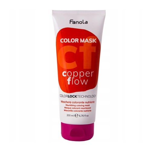 Fanola Color Mask Mască de culoare 200 ml Total Black