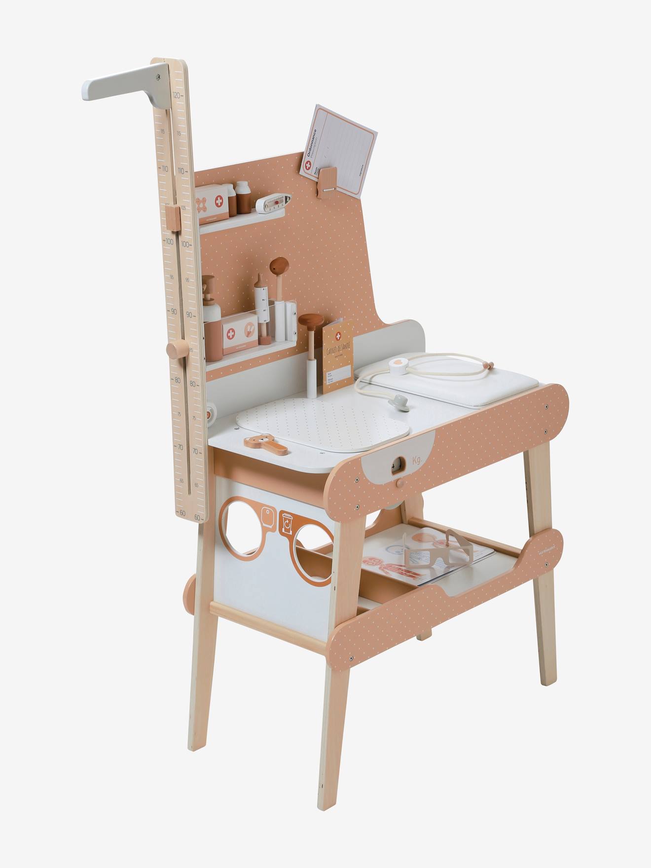 Vertbaudet Kinder Spieltisch KINDERARZTPRAXIS, Holz FSC - weiß