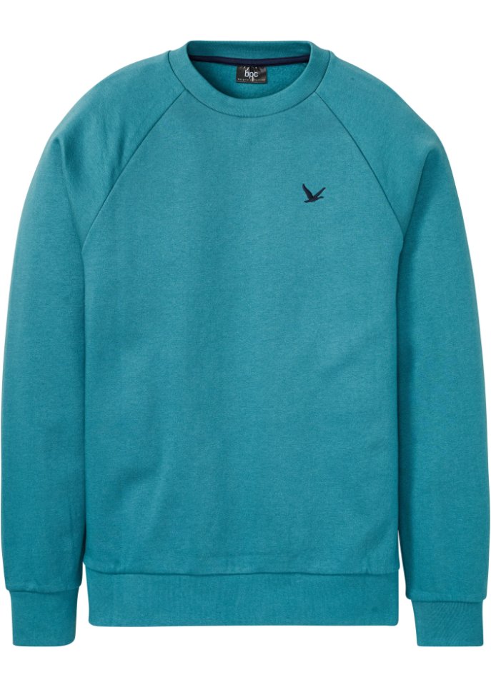 Sweatshirt mit recyceltem Polyester und Raglanärmeln