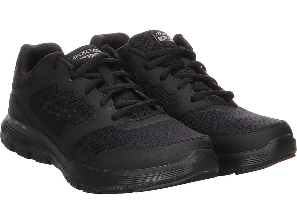 SKECHERS Freizeit Schnürer schwarz