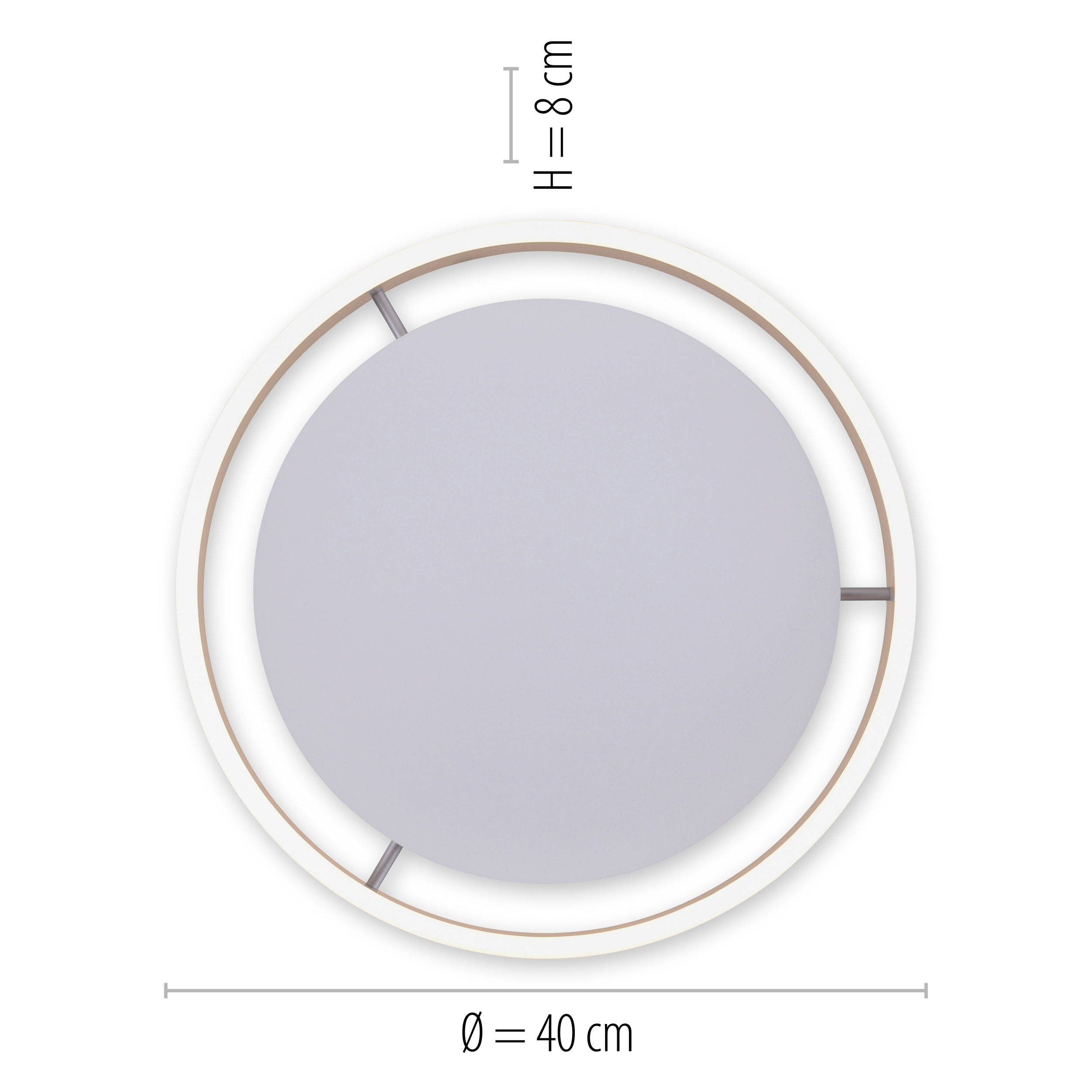 QLED-Deckenleuchte 1flg