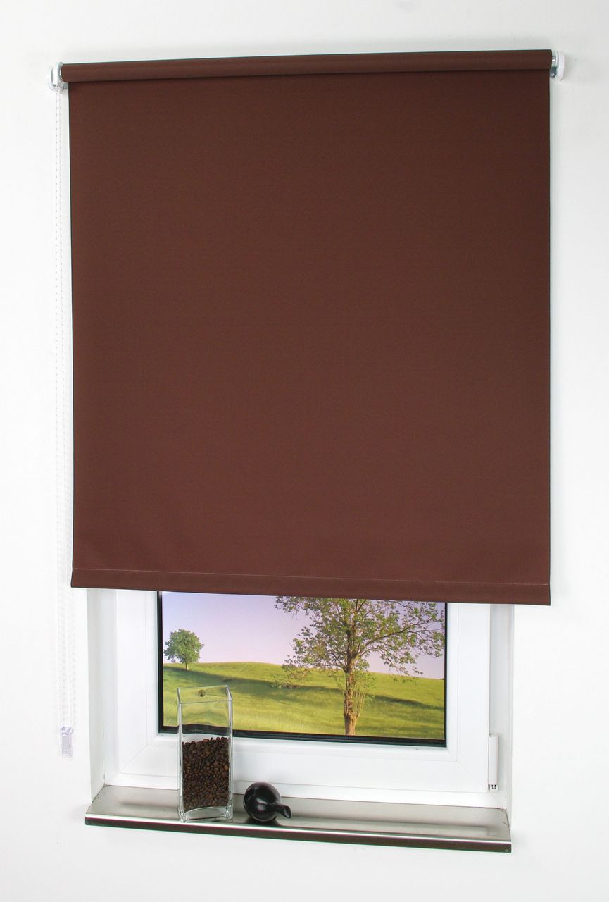 Bella Casa Seitenzugrollo, Kettenzugrollo, 180 x 142 cm, cappuccino