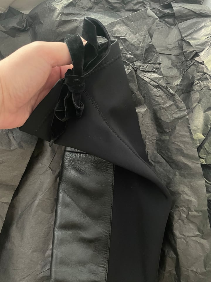 Bugatti Leder-Overknee-Stiefel in Schwarz günstig kaufen 40