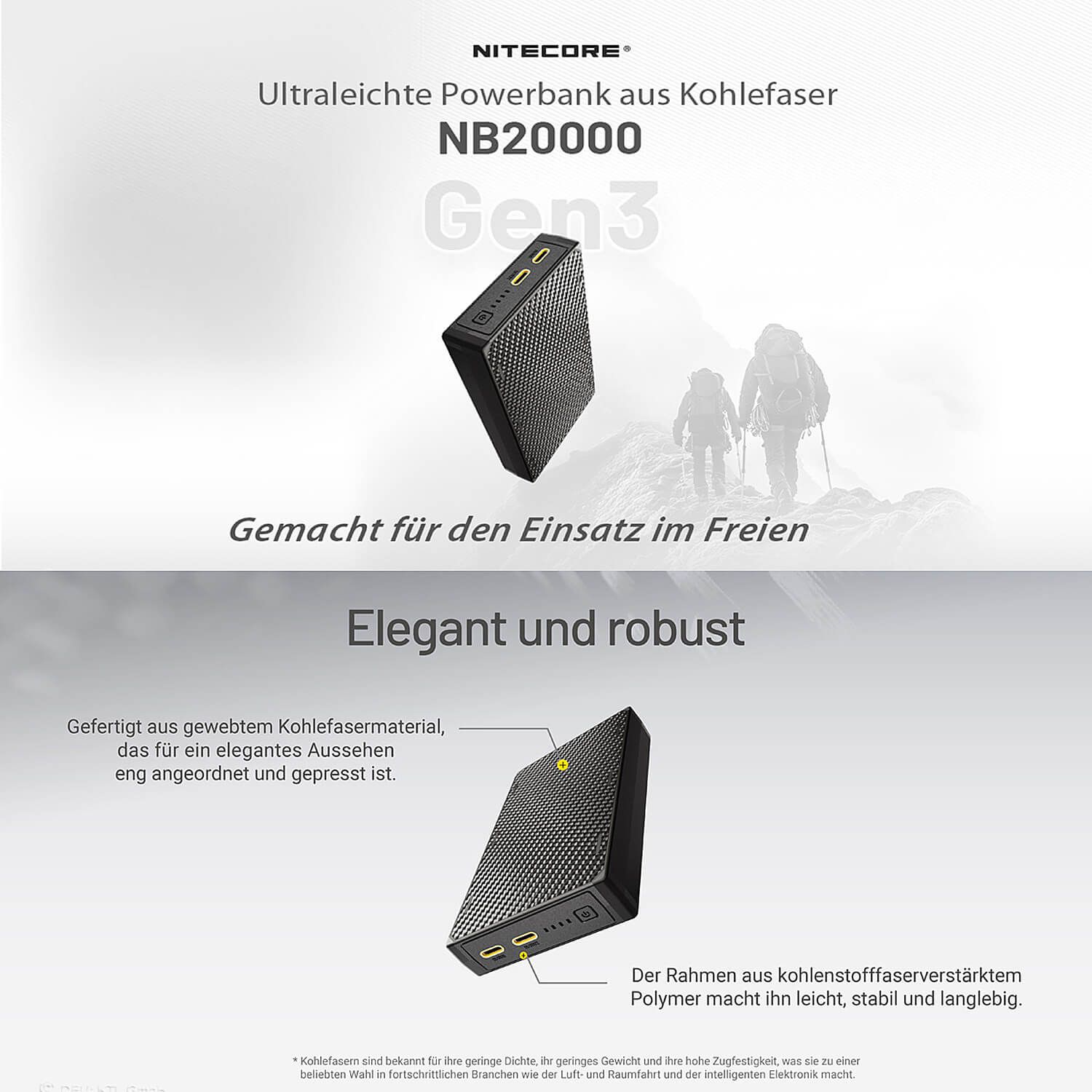 Powerbank NB20000 Gen3 - 20000mAh