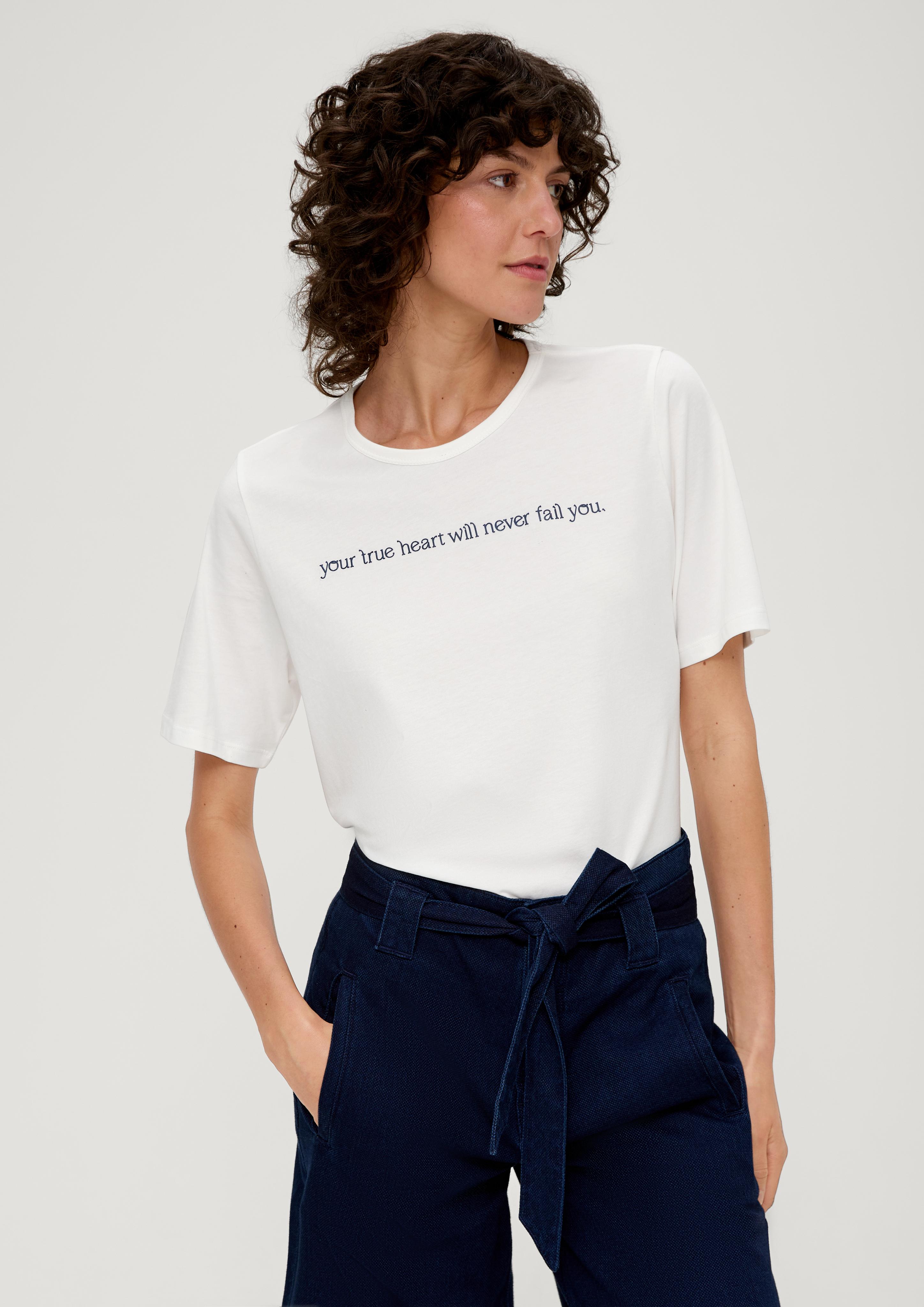 T-Shirt mit Frontprint  2132331-02D0