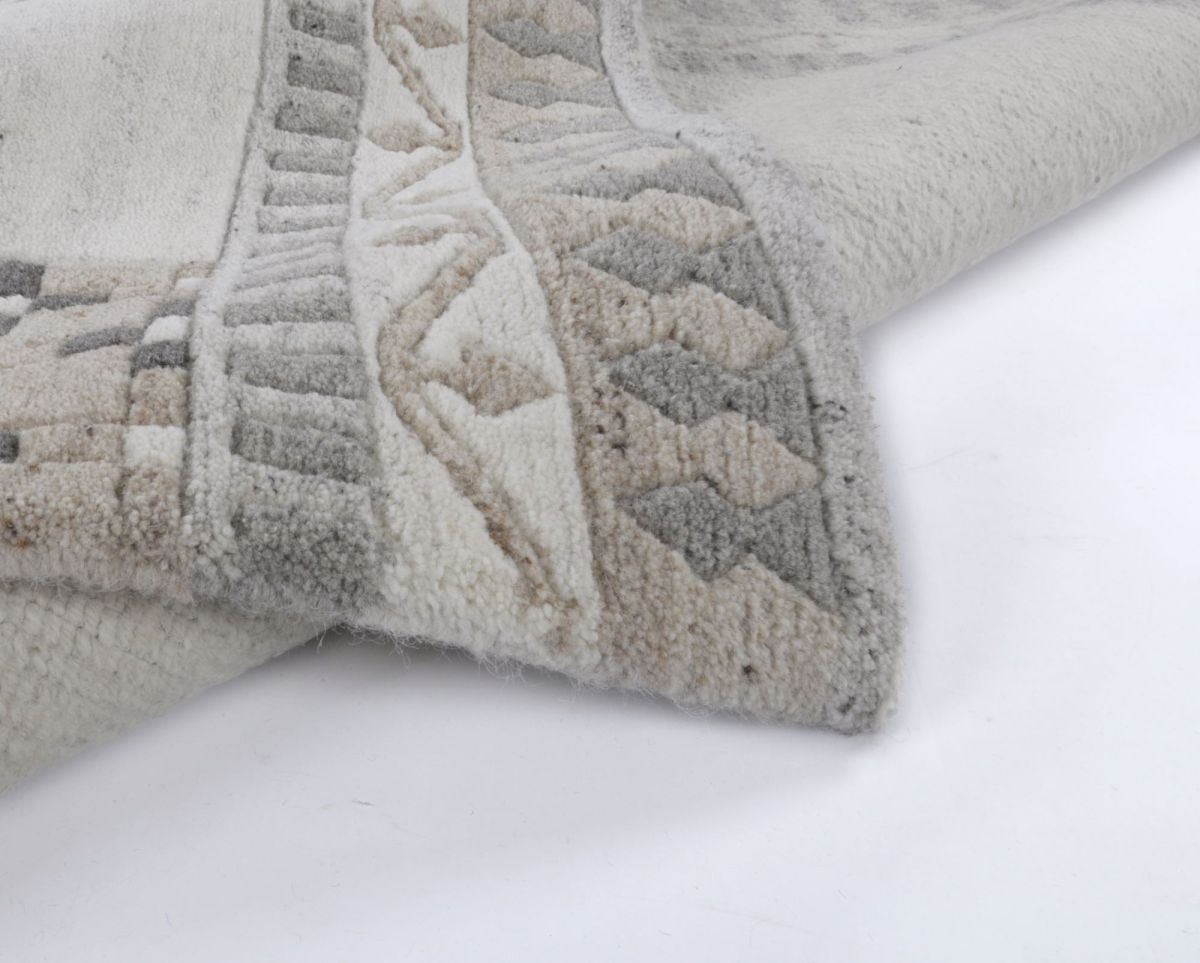 Teppich aus Indien Nakarta Natur Beige 70 x 140 cm