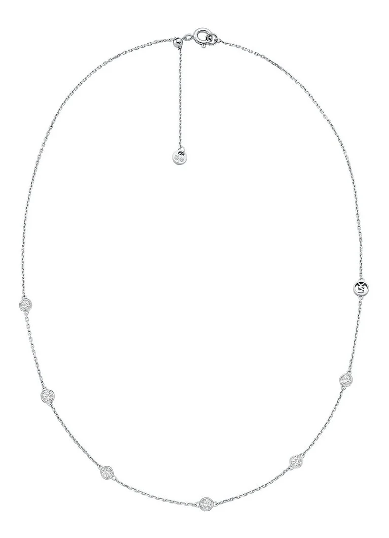 Collana Michael Kors in argento con cristallo MKC1714CZ040
