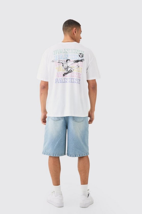 Oversize T-Shirt mit lizenziertem Panini Fußball-Print