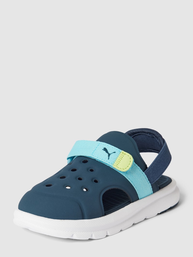 Sandalen mit Label-Detail Modell 'EVOLVE' in hellblau