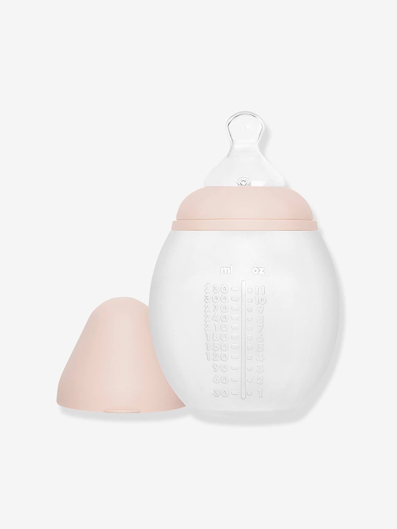 Biberon BibRond 330 ml ELHEE rose pâle (nude)