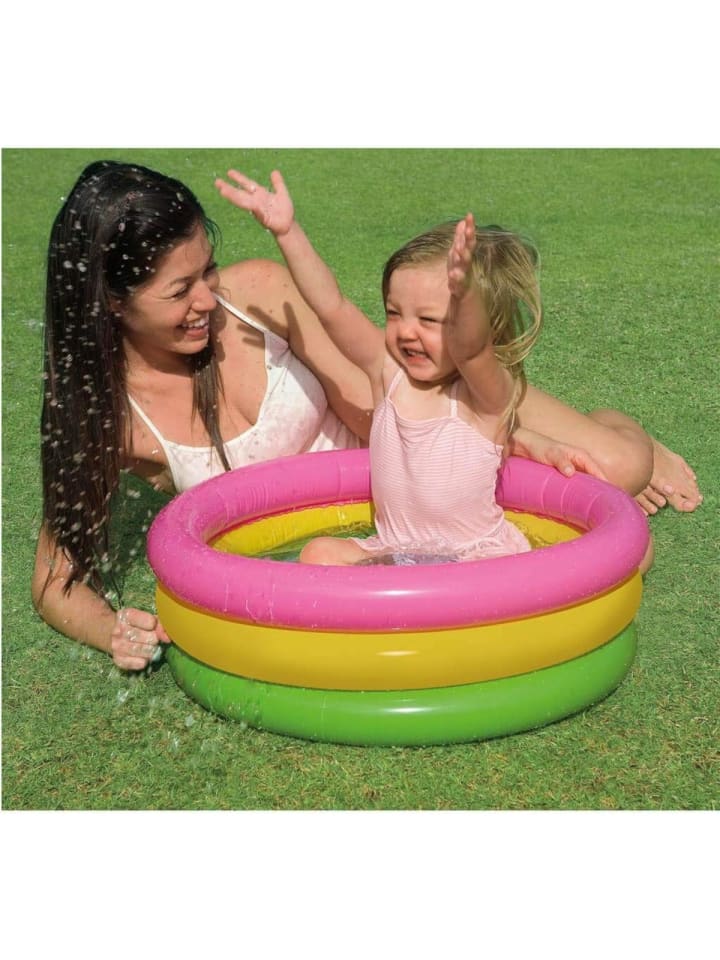 Intex Planschbecken - Sunset Glow Babypool (61x22cm) in bunt günstig kaufen onesize