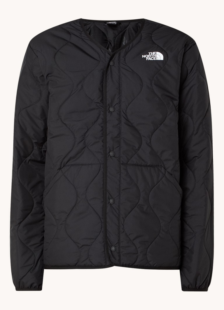 The North Face Ampato quilted jacket with quilt pattern and logo