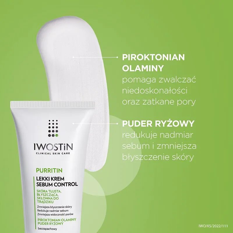 Iwostin Purritin lagana krema za kontrolu sebuma
