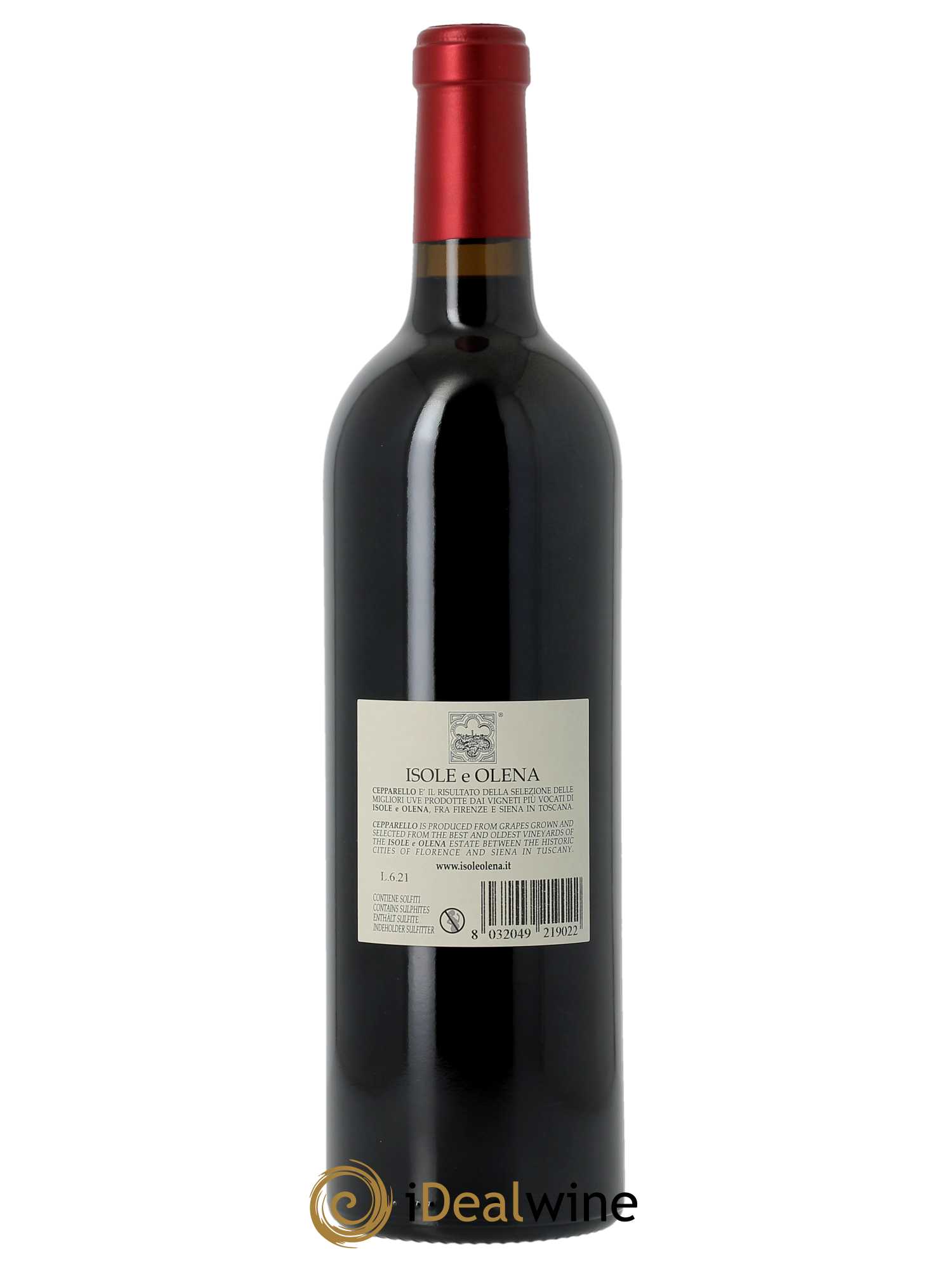 Toscana IGT Cepparello Isole e olena  2019 - Lot de 1 Bouteille