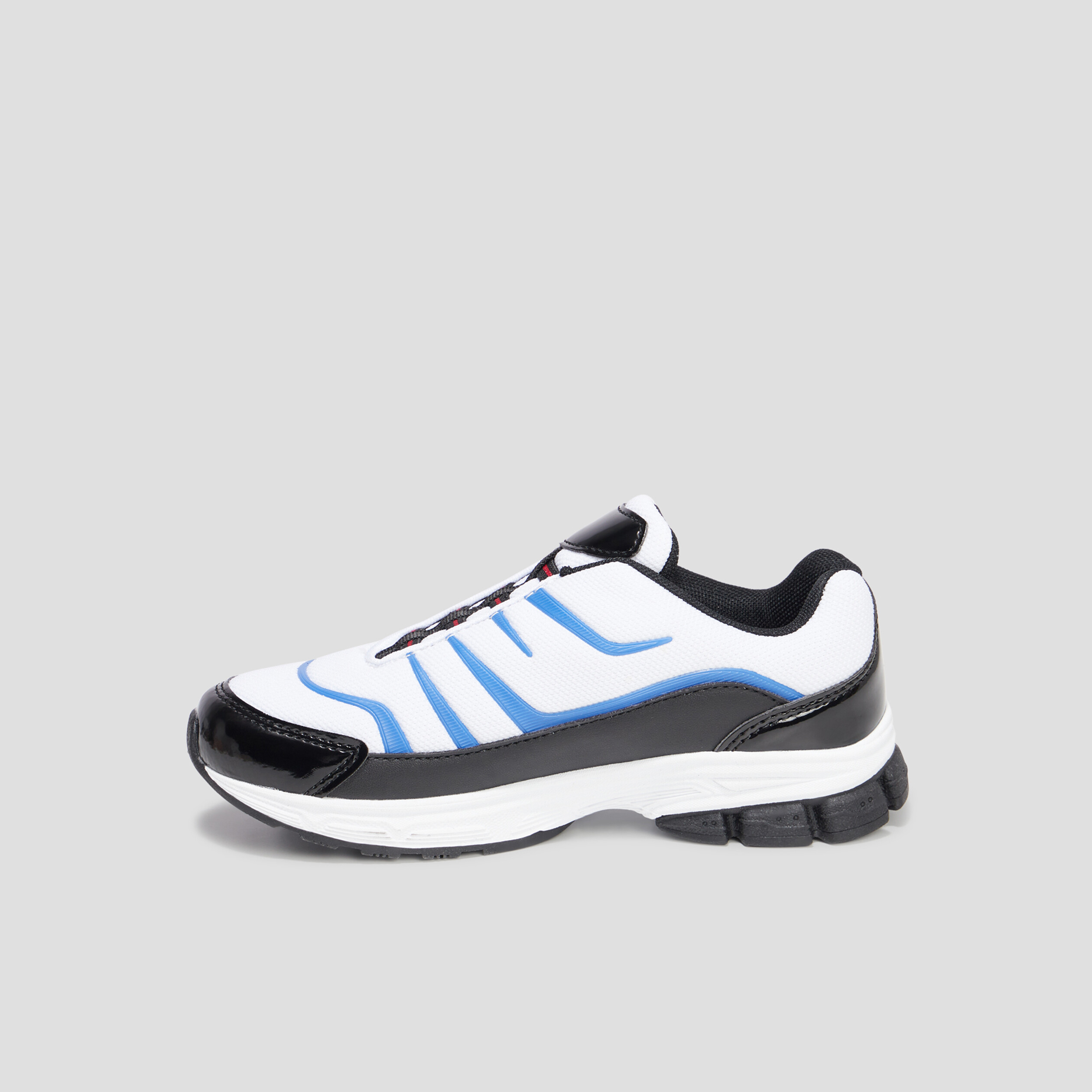 Baskets running Liberto blanc garçon | La Halle