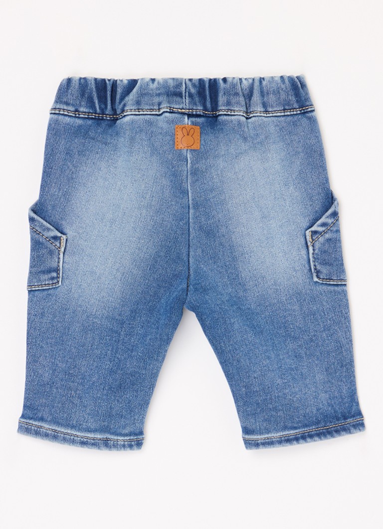 Benetton Tapered jeans with patch pockets